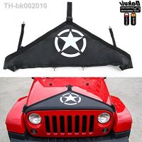 ∈™► Hood Cover Star USA Flag Engine Cover Head Decoration Canvas for Jeep Wrangler JK Face style Front Hood Protective Bra Cover