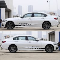 ใหม่2PCS รถด้านข้างกระโปรงกีฬา Body Decal สติกเกอร์สำหรับ BMW E90 E92 E93 E46 F20 F34 F30 F31 F32 F33 G30888 F10 F01 F11 F02