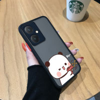 Diorcase สำหรับ Vivo Y27การ์ตูนน่ารักแพนด้า Yier ขอบเคสนิ่มใส่โทรศัพท์มีน้ำค้างแข็งโปร่งใสยากกันกระแทกคลุมทั้งหมดกล้องเคสปกป้อง