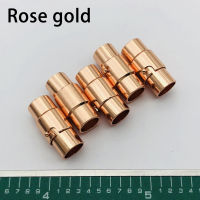 0duw 10pcs/lot Jewelry Accessories Cylinder Magnetic Clasps Hooks Copper Magnet Buckle For Bracelet Necklace Connectors Claps DIY Making Craft