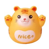 Piggy Bank Cute Tiger Money Bank for Boys and Girls Childrens Shatterproof Coin Bank Best Birthday for Children Yellow