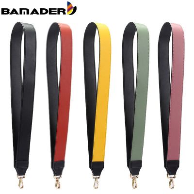 BAMADER Women Wide Shoulder Straps Leather Versatile Bag Strap High-quality Bag Accessories Colorful Shoulder bag Strap