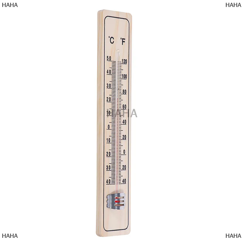 215mm wood wall thermometer