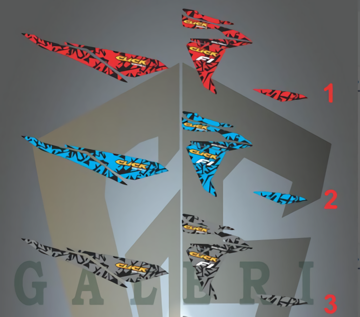 STICKER STRIPING DECAL NEW VARIO LED 2016/2017 BLACK EVOLUTION | Lazada