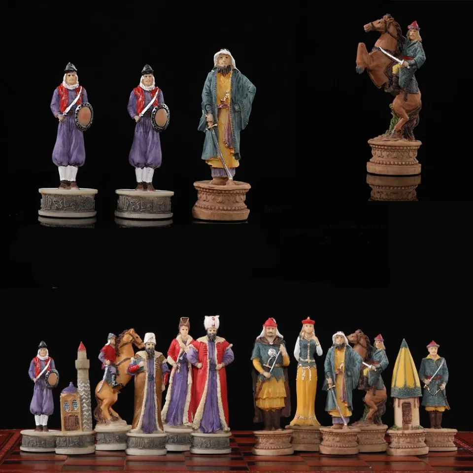 Samurai Historical Figures Theme Chess Painted Chess Piece Skin Board Go Chess  Set Luxury Table Game Toy Gift Checkers - Temu