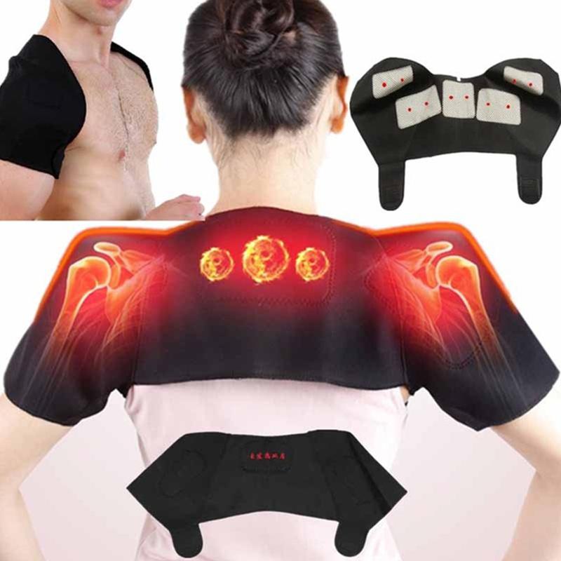 Heat Therapy Pad Unisex Shoulder Support Body Muscle Pain Relief Heating Belt 