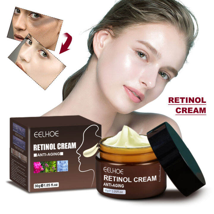 30ml Eelhoe Retinol Cream Instant Remove Eye bags Cream Firming