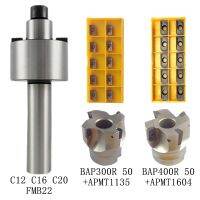 C12 C16 C20 FMB22 Shank Face Mill Cutter BAP300R BAP400R 50 หัวกัด CNC พร้อม 10PC APMT1135 APMT1604 คาร์ไบด์แทรก