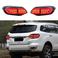 4X4ภายนอก LED ไฟท้ายสำหรับ Ford Everest 2015 2016 2017 2018 2019 2020ไฟท้ายรถสีแดงด้านหลังไฟท้ายไฟเบรค