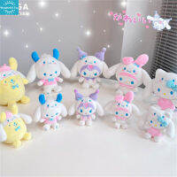 Wt【พร้อมส่ง】 Sanrio จี้ตุ๊กตาผ้ากำมะหยี่ลายการ์ตูนน่ารักตุ๊กตาของเล่นอะนิเมะ Kuromi Cinnamoroll สำหรับกระเป๋าพวงกุญแจ【cod】