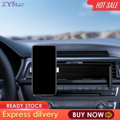 ZYStar ที่วางโทรศัพท์ระบบนำทางบนหน้าจอ Hiasan Interior ของรถยนต์มีความยืดหยุ่นสามารถหมุนข้อต่อกลมปรับได้ได้อย่างอิสระอะลูมินัมอัลลอย
