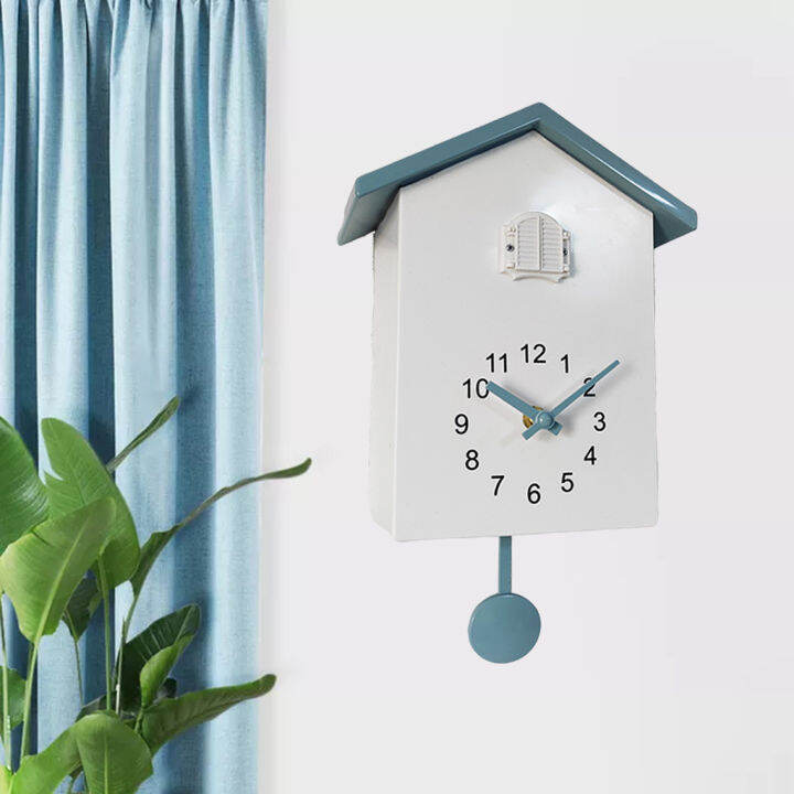 Loviver Cuckoo Wall Clock Children's Room Pendulum Clock Watch Wall
