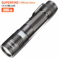 SupfireไฟฉายLED A5 XML2แสงแฟลชมินิLinterna LED USBไฟฉาย2000lmสำหรับขบวนS2 S3 Nicron Olight Fenix Sofirn