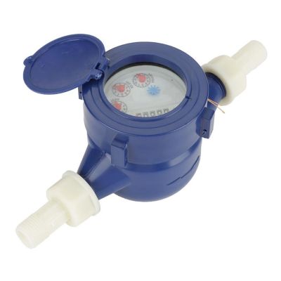 Water Meter Water Flow Meter 15mm 1/2 inch Cold Water Meter for Garden Home use Wet Table Measuring Tool