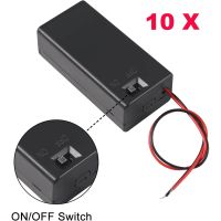 10pcs 9V Battery Holder with Switch 9V Battery Case with Switch 9V Battery Case Holder with Cover Storage Case Holder