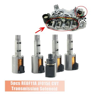 5Pcs RE0F11A JF015E CVT Transmission Solenoid Gearbox Kit for Nissan Sentra Versa Chevrolet Spark Suzuki Swift 2012-2015