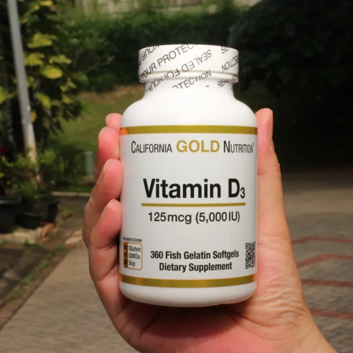 READY! California Gold Nutrition Vitamin D3 5000iu 360 Softgel | Lazada ...