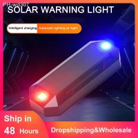 Car Solar LED Mini Warning Light Night Ride for Motorcycle Electric Vehicle Bicycle Tail Light Anti-rear Strobe Warning Light