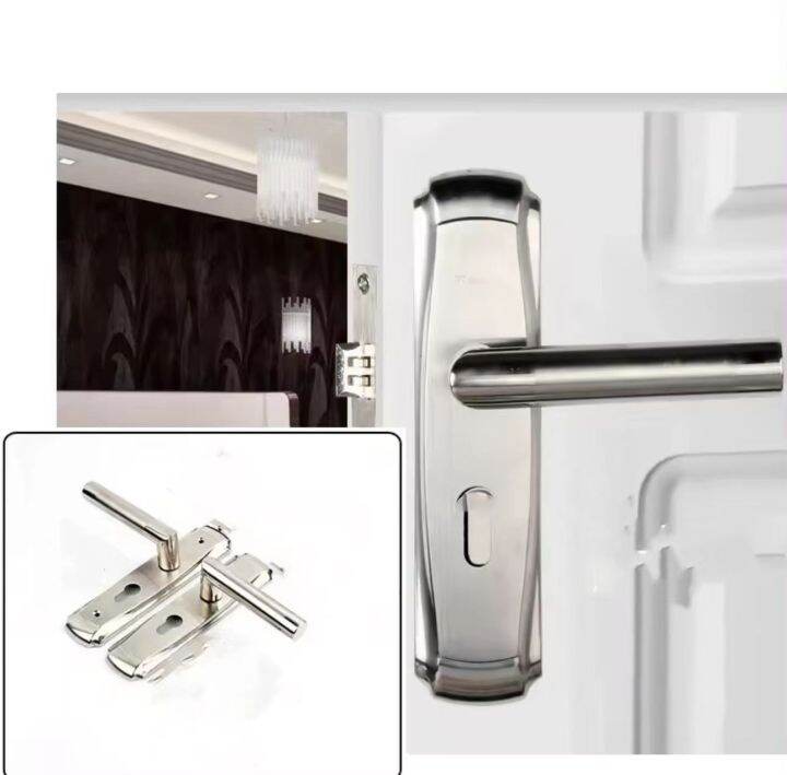 NEW TYPE Durable Door ********* Handle Lock Cylinder Front Back Lever