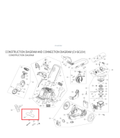 อะไหล่แท้ศูนย์/Bed Nozzle ASSY/หัวดูดไรฝุ่นบนที่นอนเครื่องดูดฝุ่นฮิตาชิ/CV-SC23V*011/ใช้กับ รุ่น CV-SF18 / SF20 / SC22 / S