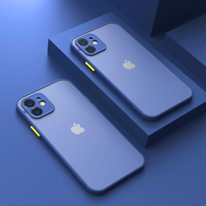 luxury-matte-phone-case-for-iphone-13-12-11-pro-max-mini-x-xs-xr-7-8-plus-se-2-2020-transparent-shockproof-bumper-cover