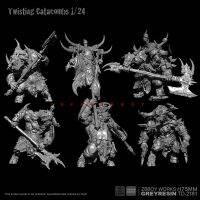 75mm Resin Fiugre Kits Minotaur (5 Sets) Resin Soldier Model Self-assembled TD-2181