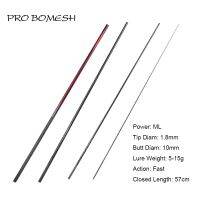 Bomesh 1 Set M 2.1m 7FT 4 Section Xrays Wrapping Fishing Rod Blank Component Cane