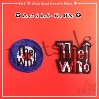 【hot sale】 ☾✕ B15 ☸ The Who - Rock Band Iron-on Patch ☸ 1Pc/2Pcs Rock Roll DIY Sew on Iron on Badges Patches