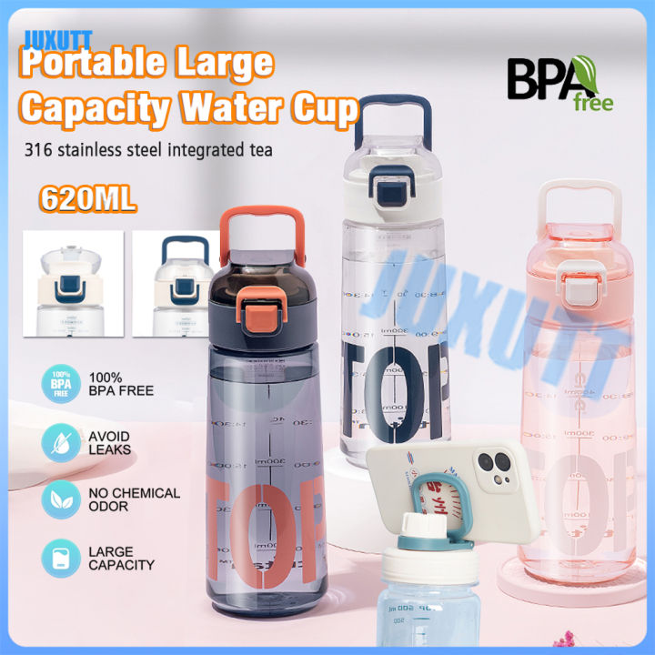 Portable Adult Sports Water Bottles Anti-fall Large Capacity Fitness Water  Cup