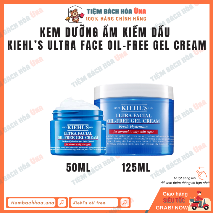 [bill Us] Kem Dưỡng ẩm Kiềm Dầu Không Bóng Nhờn Kiehls Ultra Face Oil