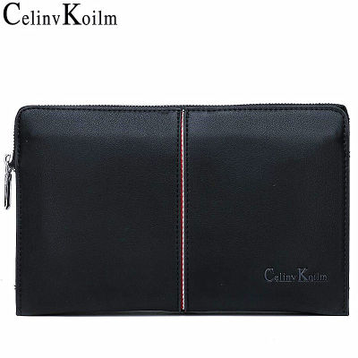 Celinv Koilm Luxury Brand Mens Handbag Day Clutches Bags For Phone High Quality Spilt Leather Wallet Hand bag Large Capacity