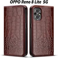 [Pocket world] สำหรับ OPPO Reno เคสใส่หนังสือกระเป๋าสตางค์หนังขาตั้งโทรศัพท์พับได้8 Lite สำหรับ OPPO Reno 8 Lite 5G กระเป๋าพร้อมช่องเสียบบัตร