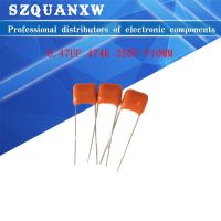 ตัวเก็บประจุแบบฟิล์มโพลีโพรพิลีนสำหรับ0.47Uf 474K 250V Cbb 10ชิ้น/ล็อตตัวเก็บประจุแบบพิทช์ตัวเก็บประจุ250V