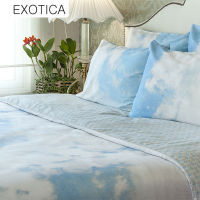 EXOTICA  ชุดผ้าปูที่นอนรัดมุม+ปลอกหมอนหนุน ลาย On Cloud Nine สำหรับเตียง 6 ฟุต / 5 ฟุต / 3.5 ฟุต (ผ้าปู ปลอกหมอน)