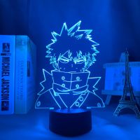 โคมไฟกลางคืน LED รูปอนิเมะ My Hero Academia Katsuki Bakugo เปลี่ยนสีได้ พร้อมรีโมตคอนโทรล สําหรับตกแต่งบ้าน