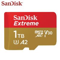 【คุณภาพสูง】SANDISK การ์ดแฟลชไดรฟ์ 1TB TF Card 512GB Micro SD Card A2 ขนาดเล็ก 4K U3 V30 C10 ความเร็วสูงของแท้ 100%