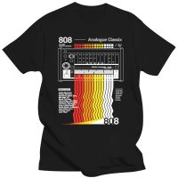 เสื้อยืดแนวสตรีท เสื้อยืดคอกลม แขนสั้น ผ้าฝ้าย พิมพ์ลาย 808 Classix Synth สําหรับผู้ชาย และผู้หญิง  Y4ZG