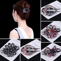 【YF】❂❈ↂ  Fashion Rhinestone Duckbill Hair Claws Accessories Shinning Hairpin Ponytail Headwear