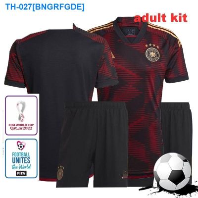 ♂♈☒ 2022 2023 Germany away Adult kit Football Shirt National Team World Cup Top quality Mens Top and Shorts Set Soccer Jersey With Patch