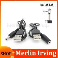 Merlin Irving Shop DC 3.5mm x1.35mm male Power jack to USB 2.0 Male A male to Male female Plug Connector Extension charging Cable Power Cord