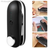 Mini Bag Sealer 1200mAh 2 in 1 Handheld Heat Sealer with Cutter and Magnet USB Rechargeable Mini Sealing Machine Portable Snack
