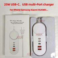 ▥☁❏ PD 35W 5 portów ładowarka USB C szybka ładowarka ścienna 1M kabel zasilający UK ue usa dla telefonu komórkowego szybkie ładowanie dla IPhone