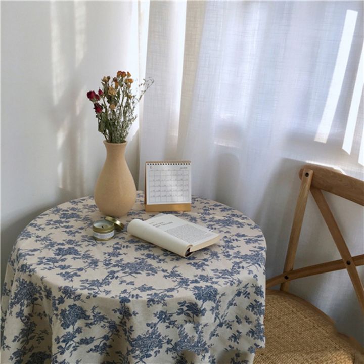 g-amp-s-micro-life-hall-retro-time-cotton-linen-blue-flower-wild-rose-tablecloth-picnic-cloth-small-floral-ins-style-home-soft-background-dormitory-desk