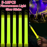 【CW】 10pc Fluorescence Sticks Survival Ultra Emergency Camping Concert Accessories