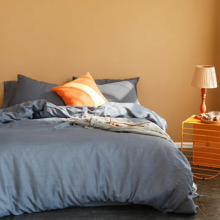 [COD] Imported 100 Pure Linen FourPiece Set Japanese Style Muji Simple