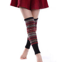 Winter Over Knee Long Knit cover Crochet Leg Warmers Legging Chic Warm Striped Calentadores Pierna Mujer Thigh Stulpe Legwarmers