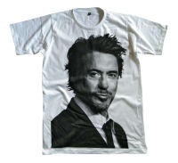 Robert Downey Jr Iron Man เสื้อยืด แขนสั้น เสื้อหนัง คอกลม สกรีนลาย ผู้ชาย ผู้หญิง ย้อนยุค เสื้อยืดลําลอง สไตล์วินเทจ