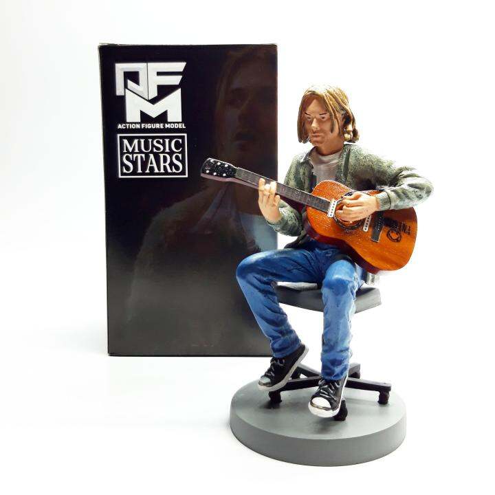 Action Figures Kurt Cobain with miniture guitars Lazada Indonesia