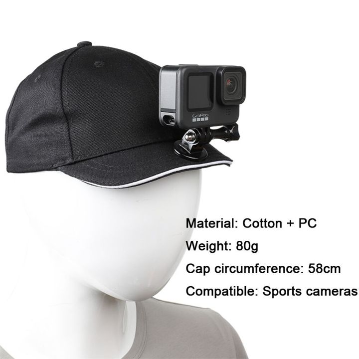 หมวกสายรัดศีรษะสำหรับ-gopro-hero-11-10-9-8-7-6-5-max-dji-action-3-2-insta360-rs-r-x2-sjcam-eken-กล้องกีฬา