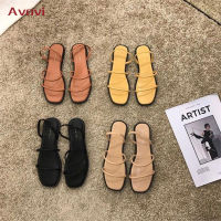 Avovi ashion Sandal Korean Style Flat Non-slip Slipper Casual Open Toe Sandal Female Sandal Slipper